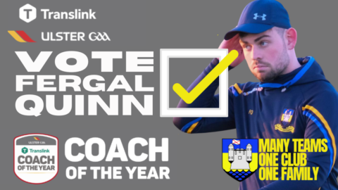 Fergal Quinn Shortlisted for Translink Ulster GAA Coach of the Year